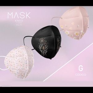 3 Face Masks KN95 Layered Protection Unique Design